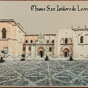 Alfombrilla para pc con dibujo fachada Real Colegiata de san Isidoro
