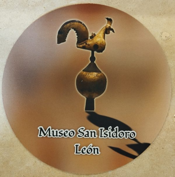 Alfombrilla para pc con dibujo gallo veleta del Museo San Isidoro de León