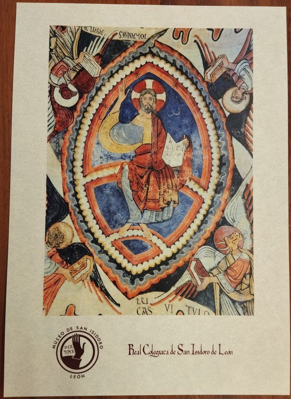 Lámina pequeña Pantocrator a la venta en el Museo San Isidoro de León