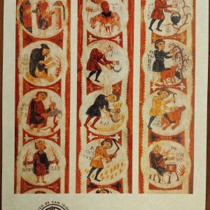 Lámina pequeña Calendario Agrícola para la venta Museo San Isidoro de León