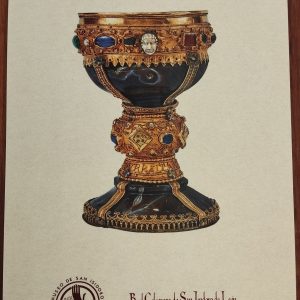 Lámina pequeña Cáliz de doña Urraca a la venta Museo San Isidoro de León