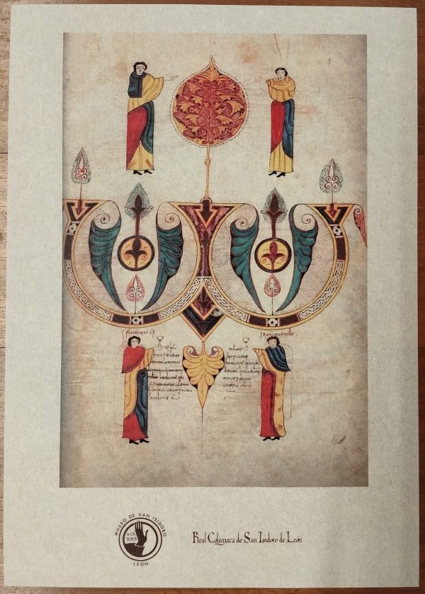 Lámina grande Colofón Biblia Visigótico Mozárabe a la venta en el Museo San Isidoro de León