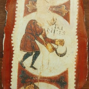 Souvenir mortero decorado de Junio, Museo de San Isidoro León