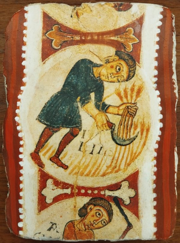 Souvenir mortero decorado de Julio, Museo de San Isidoro León