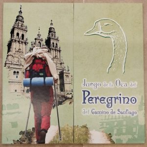 Caja del Juego de la oca peregrino del Camino de Santiago
