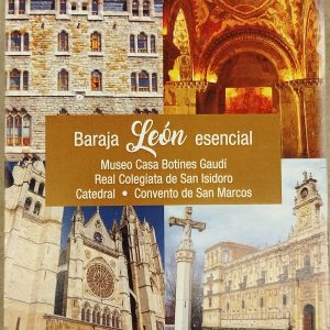 Baraja de cartas León esencial con imágenes de monumentos leoneses