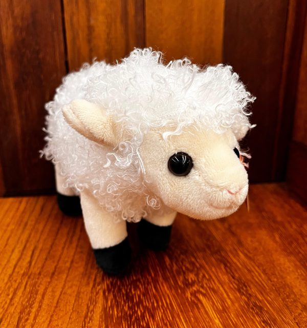 Oveja de peluche expuesto en el Museo de San Isidoro de León