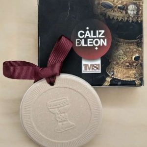 Ambientador de cerámica Cáliz de doña Urraca, con aroma de madera de olivo, jara e incienso