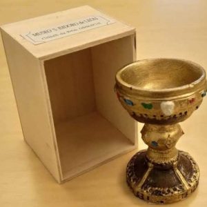 Reproducción de cáliz disponible en el Museo de San Isidoro de León