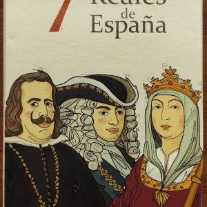 Juego de baraja de cartas Familias Reales de España ciudades en juego